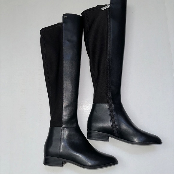 Micheal Kors Bromley Over the Knee boot size 6 black leather boot - Picture 2 of 6